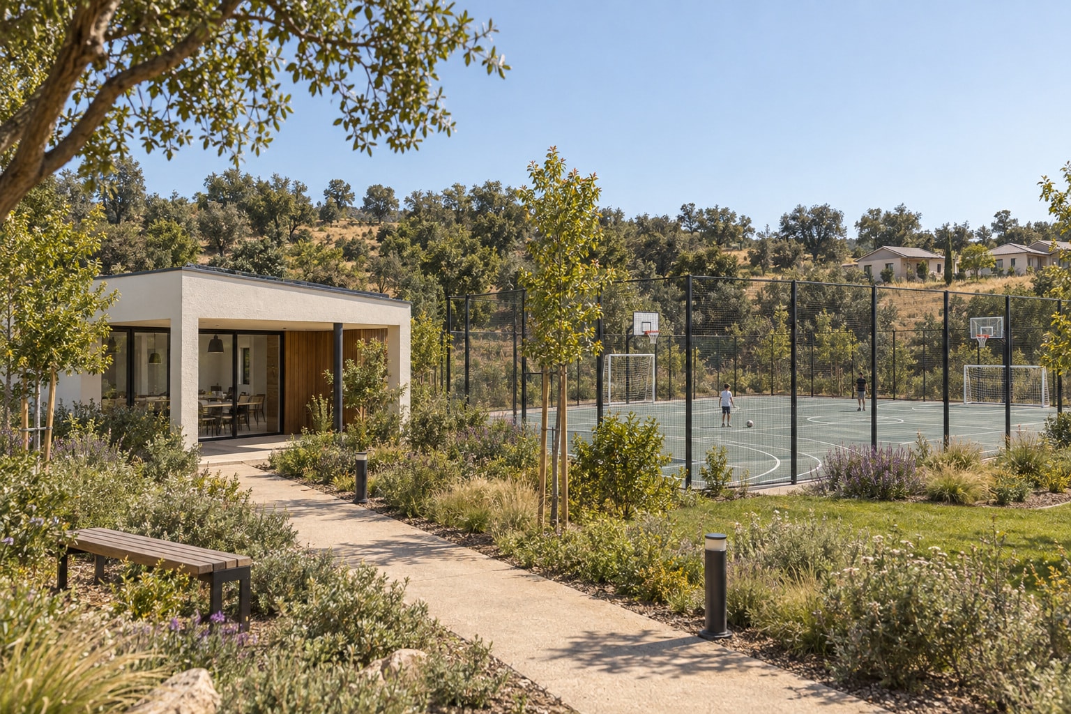 Altos de Lo Gallardo — conjunto habitacional, visualización referencial 18